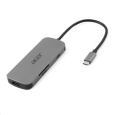 ACER 7IN1 TYPE C DONGLE: 1x HDMI, 1x DP, 1x USB-C,2x USB3.2, 1x RJ-45,1x 3.5mm audio port