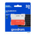 GOODRAM Flash Disk 2x32GB UME2, USB 2.0, bílá, červená