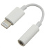 PREMIUMCORD Redukčný audio kábel Apple Lightning na 3.5 mm stereo jack/female, biely