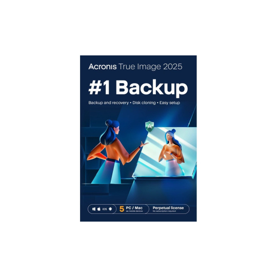 Acronis True Image 2025 - 5 Computer ESD, Perpetual