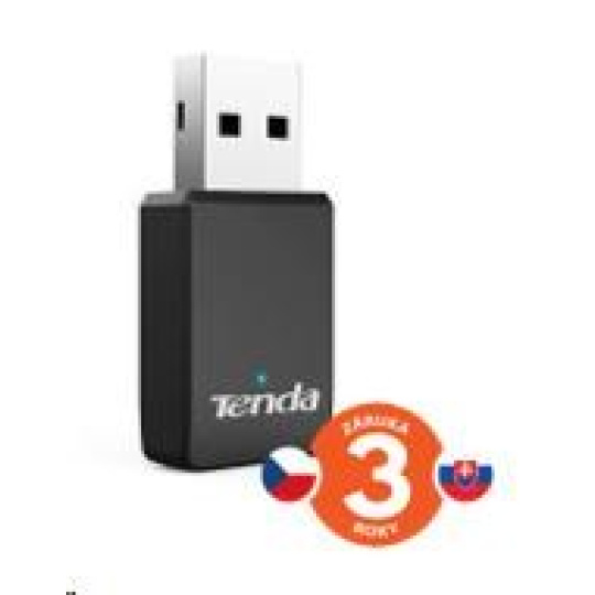 Tenda U9 Bezdrôtový adaptér WiFi USB, bezdrôtový AC650