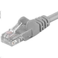 PREMIUMCORD Patch kábel UTP RJ45-RJ45 CAT5e 7m sivý