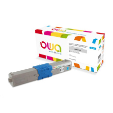 OWA Armor toner pre OKI C511, C531, MC 562, 5000 strán, 44469724, modrá/kyanová