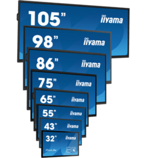 iiyama ProLite IDS, Projected Capacitive, 10 TP, Full HD, USB, USB-C, Ethernet, Android, white