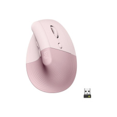 Logitech Lift Vertical Ergonomic Mouse for Business, Pink