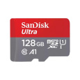 SanDisk MicroSDXC karta 128GB Ultra (140MB/s, A1 Class 10 UHS-I ) + adaptér