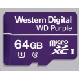 Karta WD MicroSDXC 64 GB fialová WDD064G1P0C Trieda 10, 16 TBW