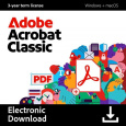 Acrobat Classic 2024 for ENT MP ML EDU Online FRL Term License (Set up as 36 month) 1 User, Level 1, 1-9