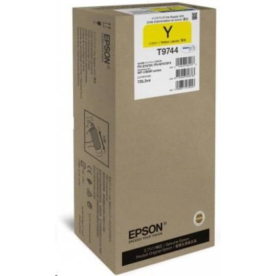 Atramentová tyčinka EPSON WorkForce Pro WF-C869R žltá XXL zásobník atramentu 735,2 ml