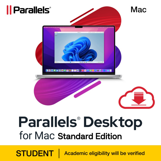 Parallels Desktop Academic Subscription 1 Year, EN/FR/DE/IT/ES/PL/CZ/PT