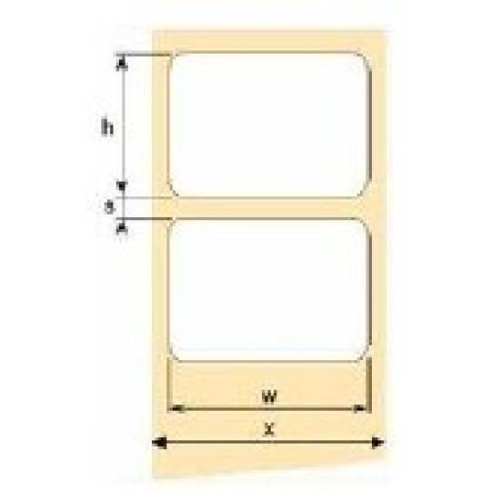 Termoetikety OEM 100 mm x 50 mm, cena za 500 ks (bez BPA)