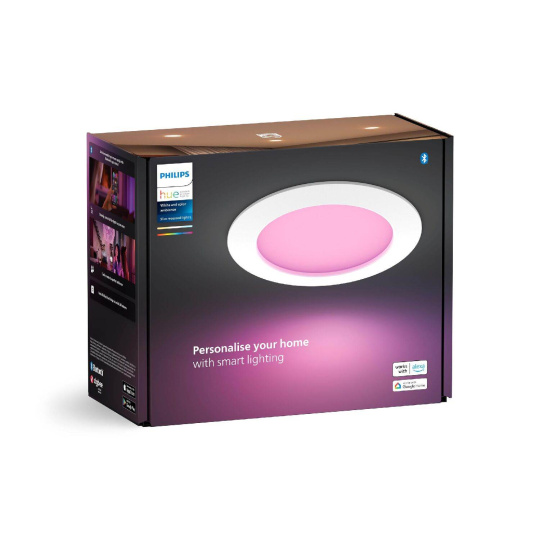 PHILIPS Hue bodové světlo WACA Slim L, 1500lm, 12W, bílá