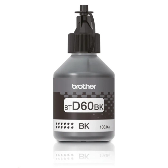 BROTHER INK BT-D60BK čierna pre T310, T510W, T710W, T910 cca 6000 strán, bez pigmentu