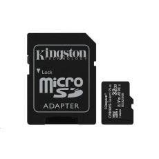 Karta Kingston 32GB micSDHC Canvas Select Plus 100R A1 C10 + adaptér SD