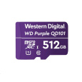 Karta WD MicroSDXC 512GB Purple WDD512G1P0C Class 10 (R:100/W:60 MB/s)