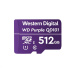 Karta WD MicroSDXC 512GB Purple WDD512G1P0C Class 10 (R:100/W:60 MB/s)