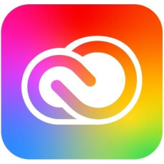 Adobe Creative Cloud for teams All Apps Multi Platform Viacero jazykov (+CZ) COM, 1 používateľ, 12 mesiacov, Level 1, 1-9 Lic - nová licence