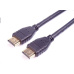 Kábel HDMI PREMIUMCORD 2.1 vysokorýchlostný + ethernetový kábel 8K@60Hz, pozlátené konektory, 1 m