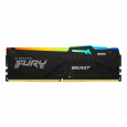 KINGSTON DIMM DDR5 16GB 5600MT/s CL40 FURY Beast Černá RGB