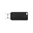 VERBATIM Flash Disk 64GB USB 2.0 Store 'n' Go PinStripe, čierna