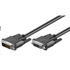 Predlžovací kábel PREMIUMCORD DVI-D,dual-link,DVI(24+1),MF, 3 m