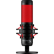 HyperX QuadCast - USB Microphone (Black-Red) - Red Lighting (HX-MICQC-BK) - Mikrofon