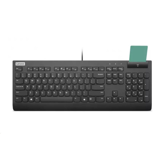 LENOVO klávesnice drátová Smartcard Keyboard II CZ/SK - USB, černá