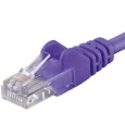 PremiumCord Patch kabel UTP RJ45-RJ45 CAT6 3m fialová