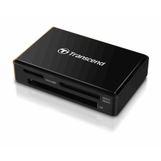 Čítačka kariet TRANSCEND F8 + kábel USB, USB 3.0, čierna