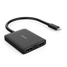 Adaptér PREMIUMCORD MST USB3.1 typ C - 2x HDMI, rozšírenie+zrkadlo+2 obrazy, 4K*2K@30Hz