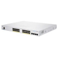 Cisco switch CBS350-24FP-4G-EU (24xGbE,4xSFP,24xPoE+,370W) - REFRESH