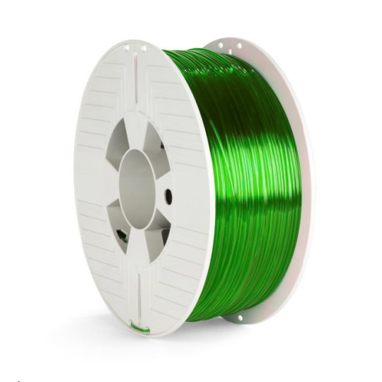 VERBATIM Filament pre 3D tlačiarne PET-G 1.75mm, 327m, 1kg zelená priehľadná