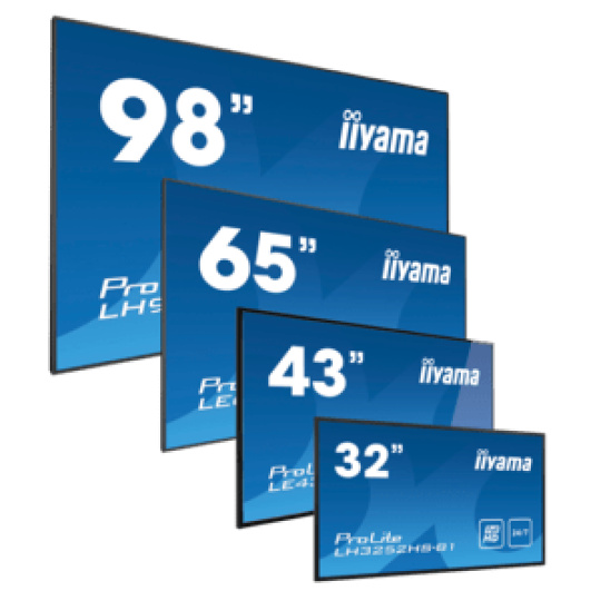 iiyama ProLite LFDs, 109,2 cm (43''), 4K, USB, kit, black