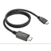 C-TECH DisplayPort/HDMI kábel, 2 m, čierny