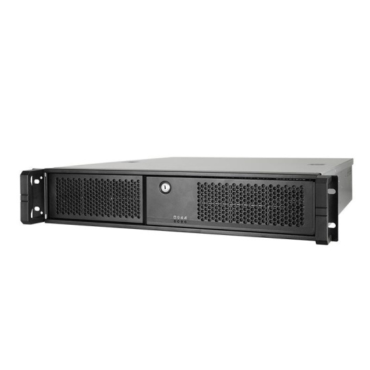 CHIEFTEC skříň Rackmount 2U mATX/ATX, UNC-209S-B, 400W PSU, Black