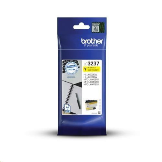 BROTHER INK LC-3237Y - yellow 1500stran - pro MFC-J5945DW, MFC-J6945DW, MFC-J6947DW