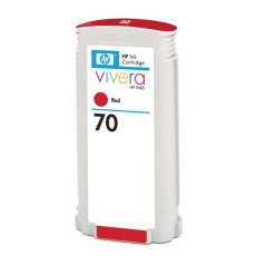 HP 70 Red DJ Ink Cart, 130 ml, C9456A