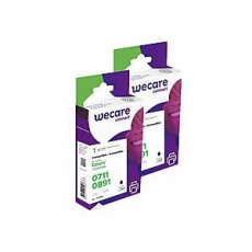 WECARE Armor kazeta pre EPSON Stylus D78/ DX4000 (T071140), sada čierna, 2x9ml