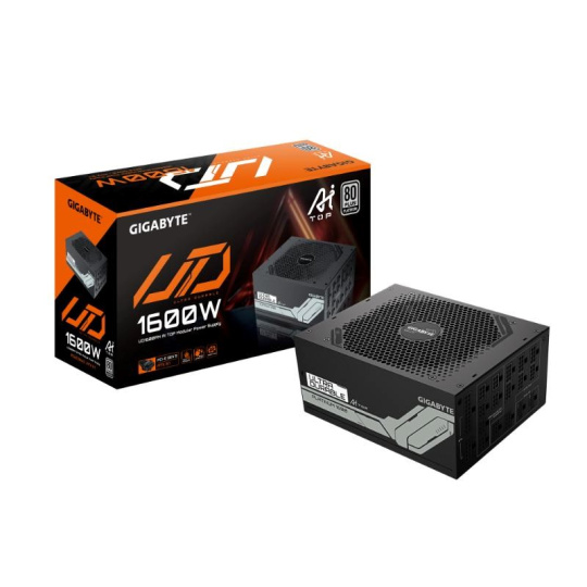 GIGABYTE zdroj UD1600PM PG5 AI TOP, 1600W, 80+ Platinum, 140mm fan