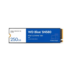 WD BLUE SSD NVMe 250GB PCIe SN580,Gen4 , (R:4000, W:2000MB/s)