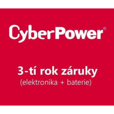 CyberPower 3. rok záruky pre PARLCARD301 10/15K