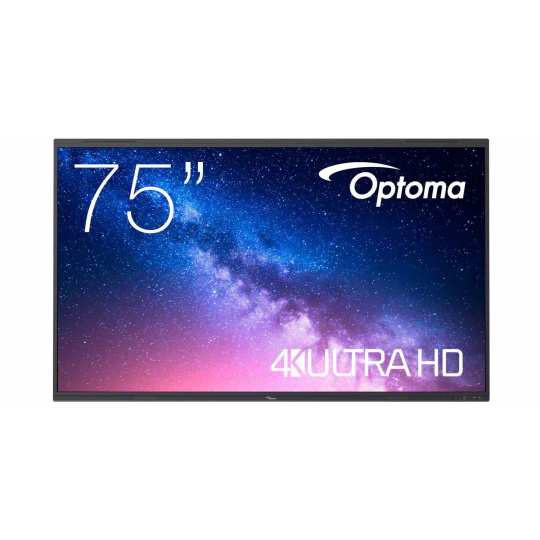 Optoma 5753RK IFPD 75" - interaktivní dotykový, 4K UHD, multidotyk 40prstu, Android 13,  8GB RAM / 64GB ROM