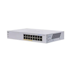 Cisco switch CBS110-16PP (16xGbE, 8xPoE+, 64W, fanless) - REFRESH