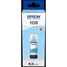 EPSON 108 EcoTank Light Cyan ink bottle