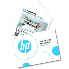 HP Advanced Photo Paper, Gloss (5x5 in; 127x127 mm) –20 sheets