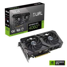 ASUS VGA NVIDIA GeForce RTX 4060 Ti DUAL OC 16G EVO, 16G GDDR6, 3xDP, 1xHDMI