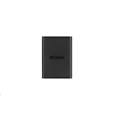 TRANSCEND Externý SSD disk ESD270C 1 TB, prenosný, USB 3.1 Gen.2, typ C a A, dva káble 520/460 MB/s, čierna