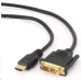 GEMBIRD HDMI - DVI 3 m kábel (M/M, DVI-D, Single Link, pozlátené kontakty, tienený)
