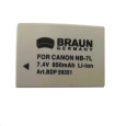 Braun akumulátor CANON NB-7L, 850mAh