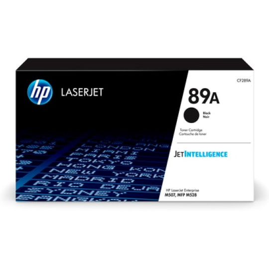 HP 89A Black LaserJet Toner Cartridge (5,000 pages)